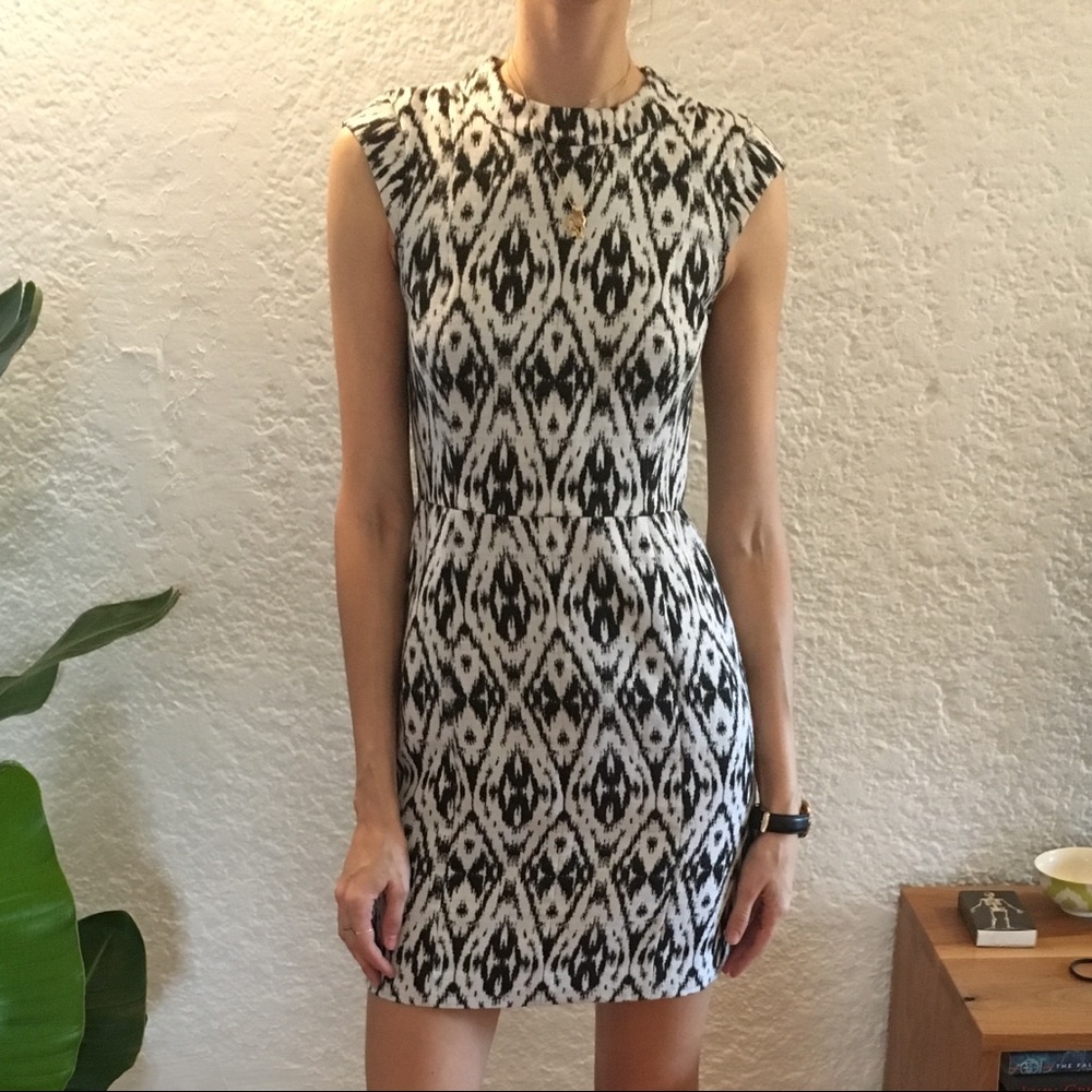 Theory Orinthia Shift Dress Andes Ikat size 00 - Picture 4 of 5